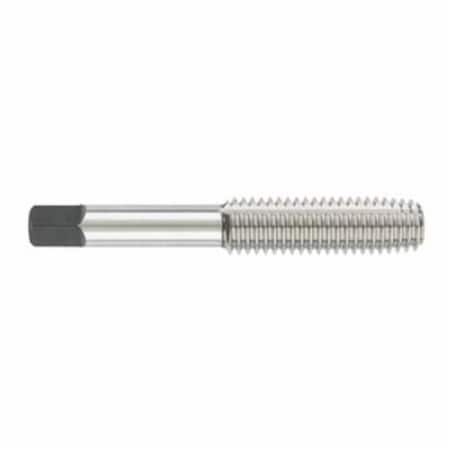 Morse Straight Flute Hand Tap, Series 2046, Imperial, GroundUNF, 1220, Plug Chamfer, 4 Flutes, HSS, Br 32454